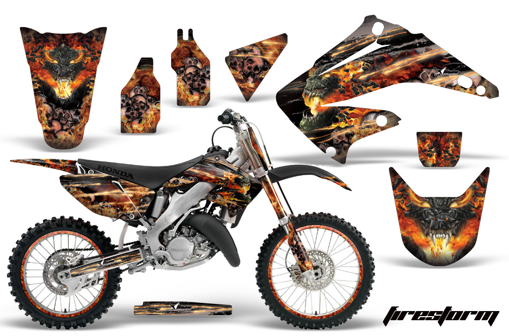 Honda CR 125 250 02 09 Graphics Kit FS B NPs